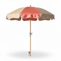 Beach umbrella with adjustable height and multi-color canopy 200 x 200 x 250cm